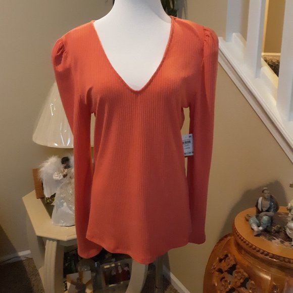 INC International Concepts Tops - Cute Orange INC International Top NWT L